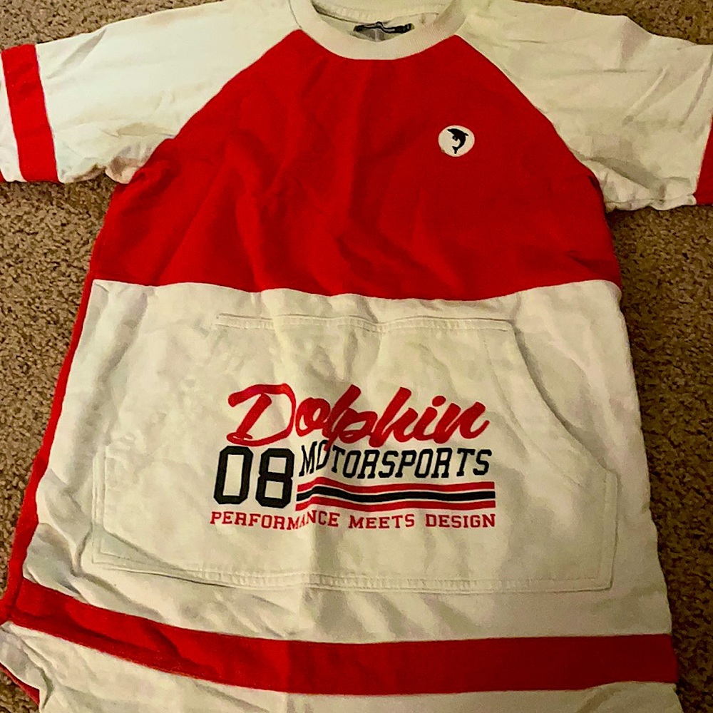 Pink dolphin men shirt